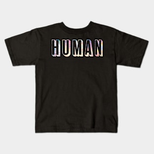 Human 3D Light Crystal Kids T-Shirt